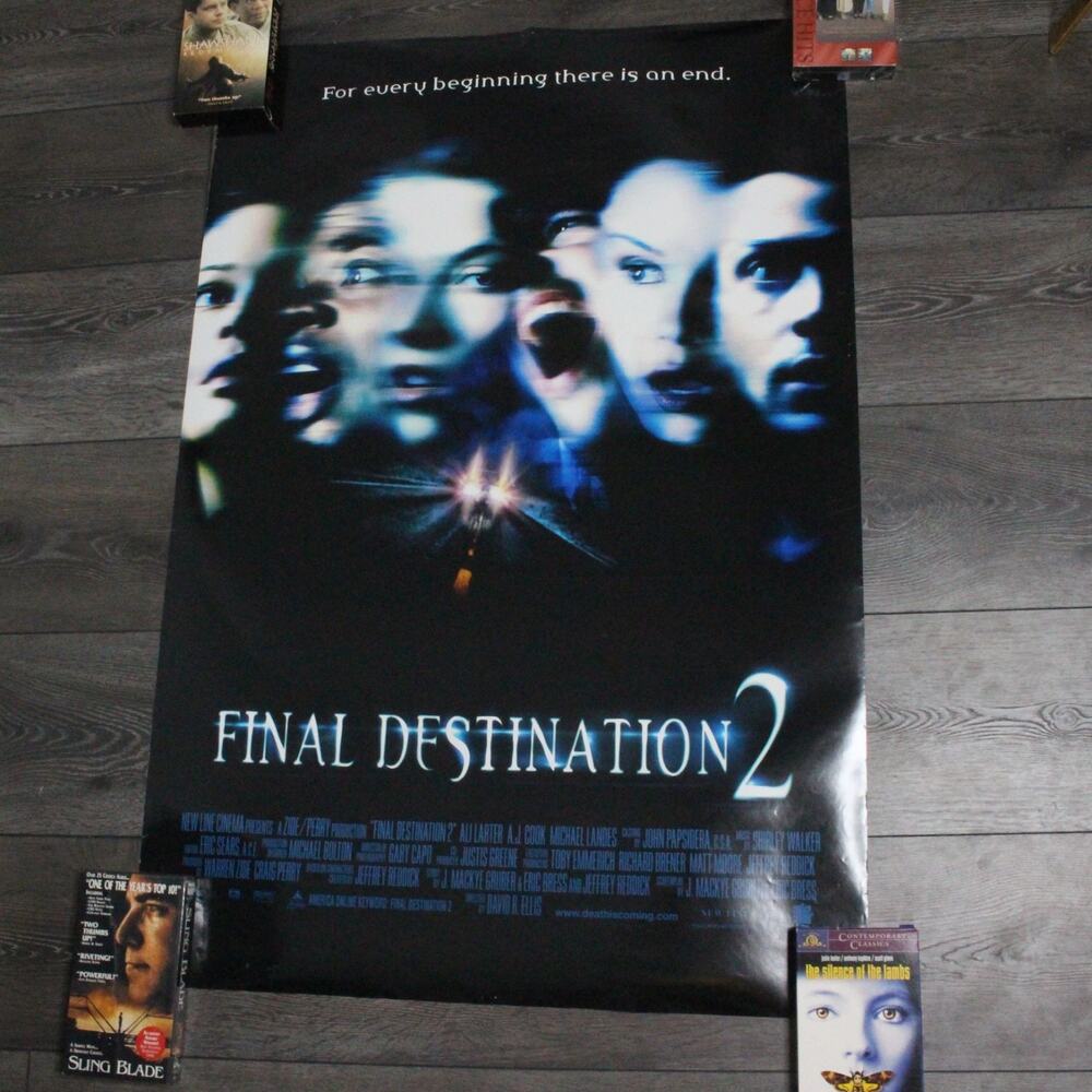 FINAL DESTINATION 2 Original 27x40 Movie Poster 2003 Double Sided Horror